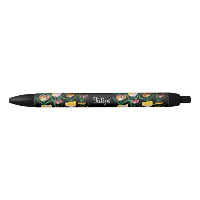 Stylo Noir Abstract Multi-Color Tulips (Devant)