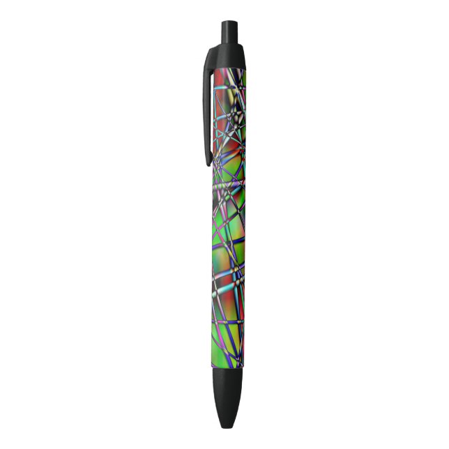 Stylo Noir Abstrait coloré (Haut (Vertical))