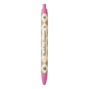 Stylo Noir Académie de Magie Personnalisée École de Sorciers