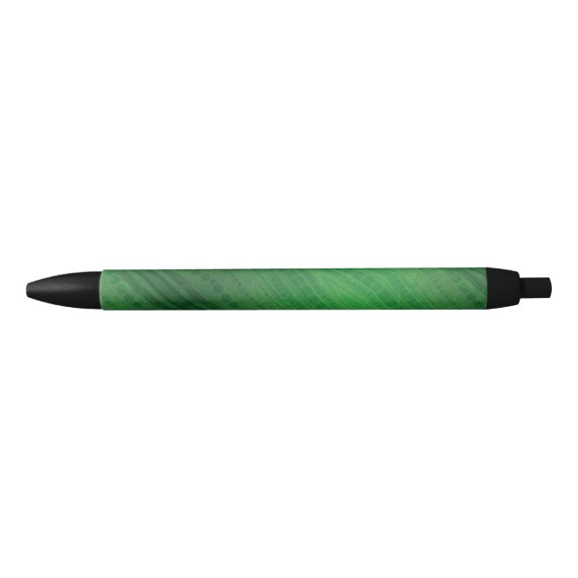 Stylo Noir Acceptation | Motif de Boho écologique (Devant)