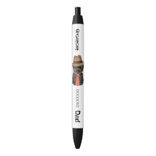 Stylo Noir Affenpinscher Papa
