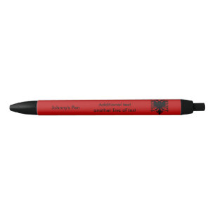 Stylo Noir Aigle albanais