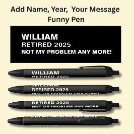 Stylo Noir Ajouter Un Nom, Ajouter Une Année, Ajouter Votre M