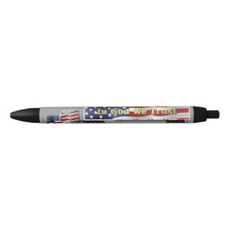 Stylo Noir American Flag Big Rig Truck
