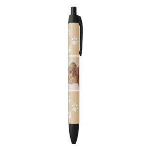 Stylo Noir Anglais Cocker Peinture Espagnole - Art Chien orig