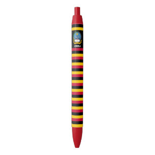 Stylo Noir Angola Drapeau mignon Patriotique