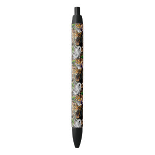 Stylo Noir Animaux sauvages de la Savane africaine