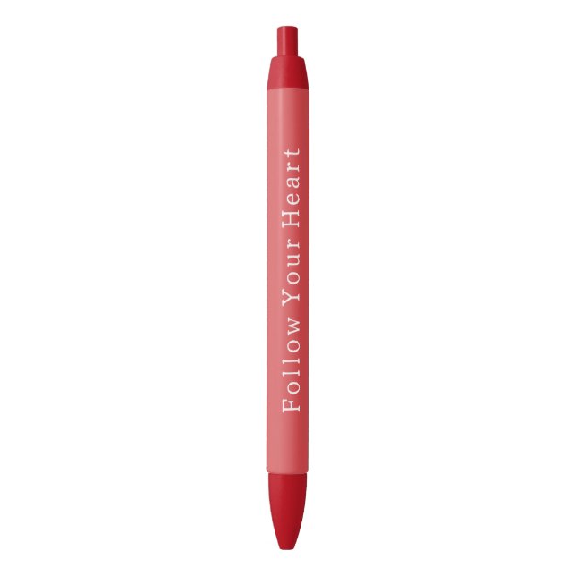 Stylo Noir Anniversaire Rouge Chic (devant Vertical)