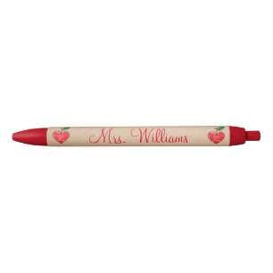 Stylo Noir appréciation de l'enseignant personnalisé kraft br