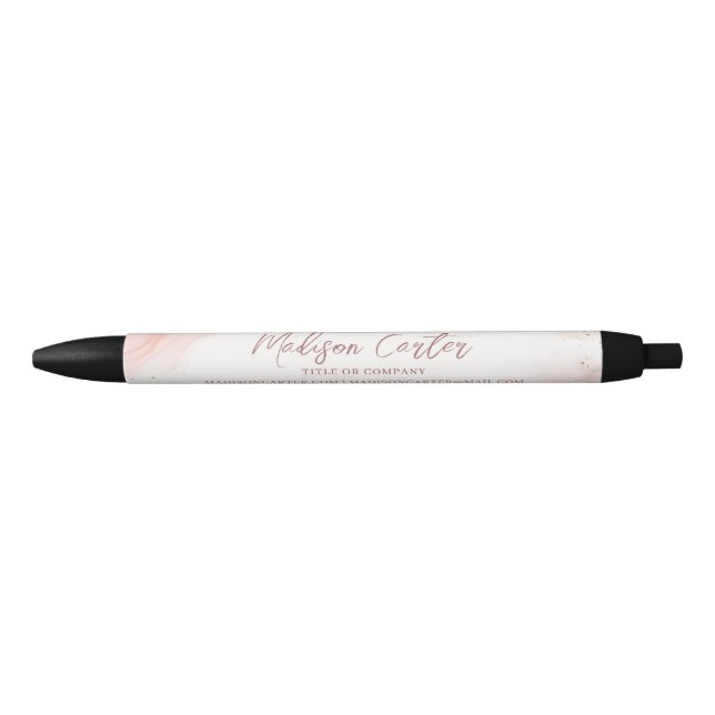 Stylo Noir Aquarelle Pastel Liquid Encre d'alcool (Devant)