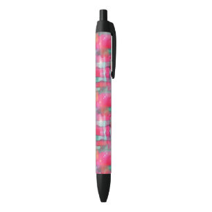 Stylo Noir Aquarelle peinte par résumé d'éclat de Sun