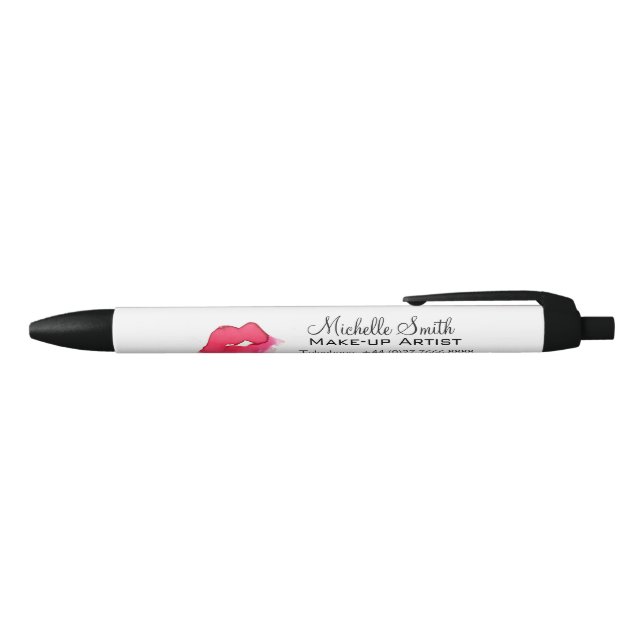 Stylo Noir Aquarelle rose lèvres maquillage marque (Haut)