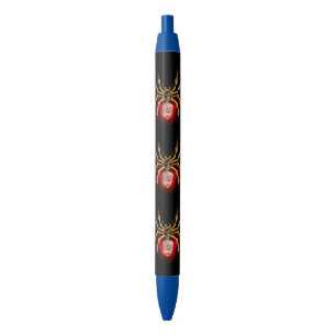 Stylo Noir Araignée en vapeur noire