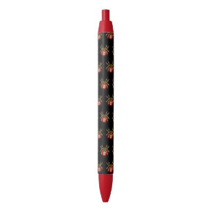 Stylo Noir Araignée en vapeur noire