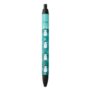 Stylo Noir Arbre de Noël nommé de sucres de canne de