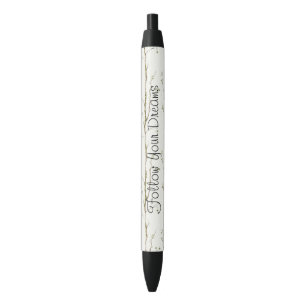 Stylo Noir Arbres verts bruns  