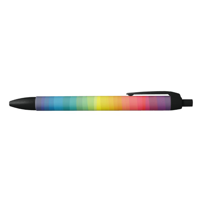 Stylo Noir Arc-en-ciel (Haut)