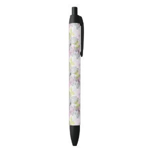 Stylo Noir Arrière - plan avec le papillon