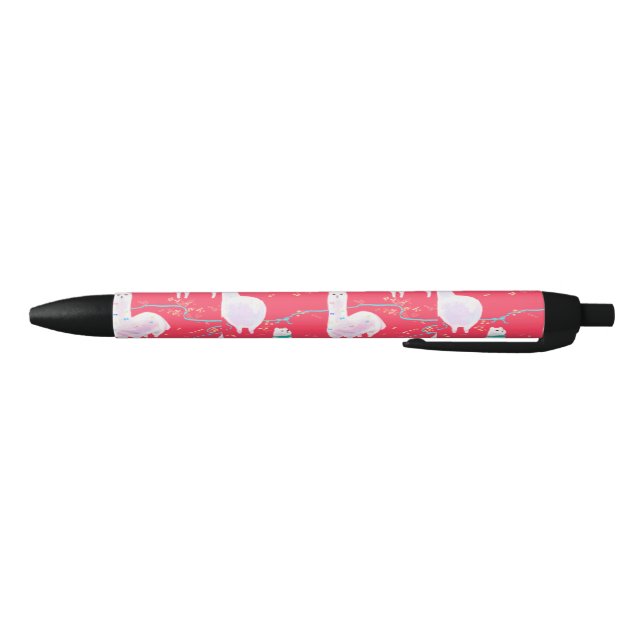 Stylo Noir Arrière - plan mignon de rouge d'illustration du (Bas)