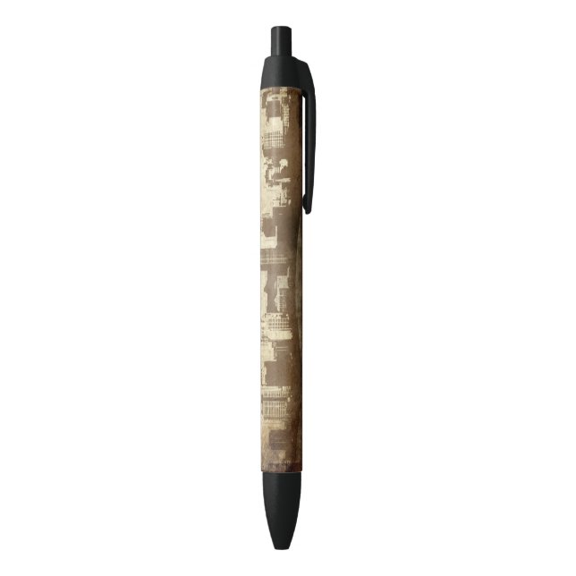 Stylo Noir Arrière - plan sale de ville (Bas (Vertical))