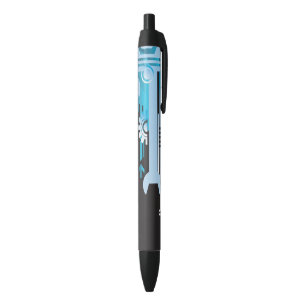 Stylo Noir Arrière - plan tramé technique 3