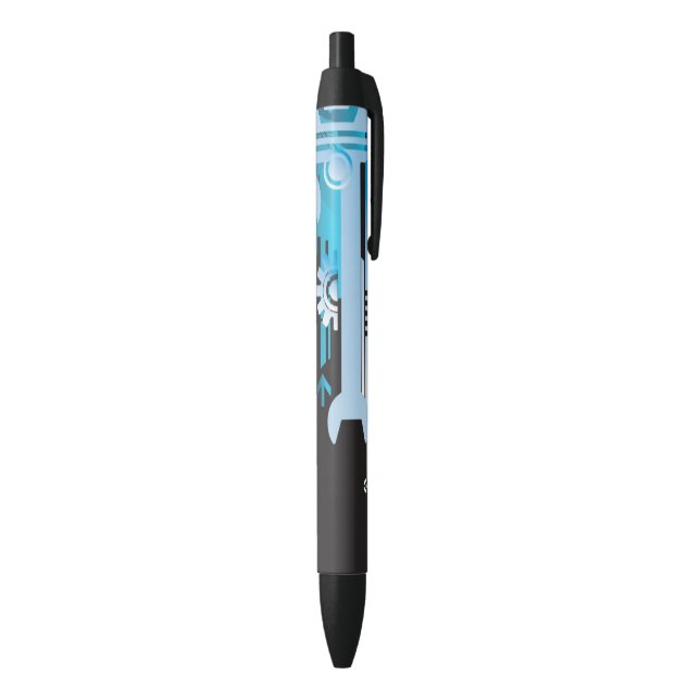 Stylo Noir Arrière - plan tramé technique 3 (Bas (Vertical))