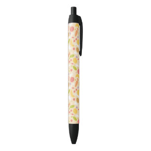 Stylo Noir Arrière - plan végétarien de motif de cuisine