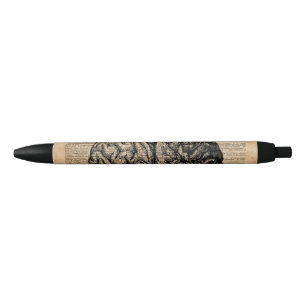 Stylo Noir Art vintage de dictionnaire d'illustration