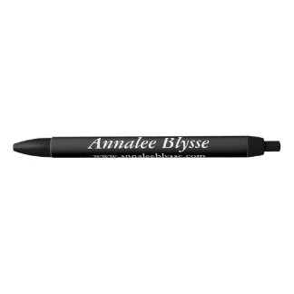 Stylo Noir Auteur promotionnel noir et blanc