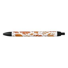Stylo Noir Automne Botanique - Feuilles automnales Vintages