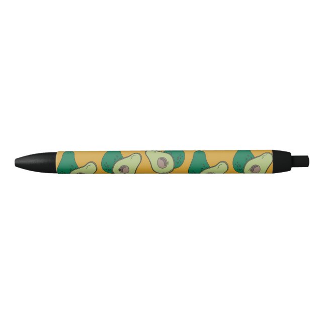 Stylo Noir Avocat vert brun (Devant)