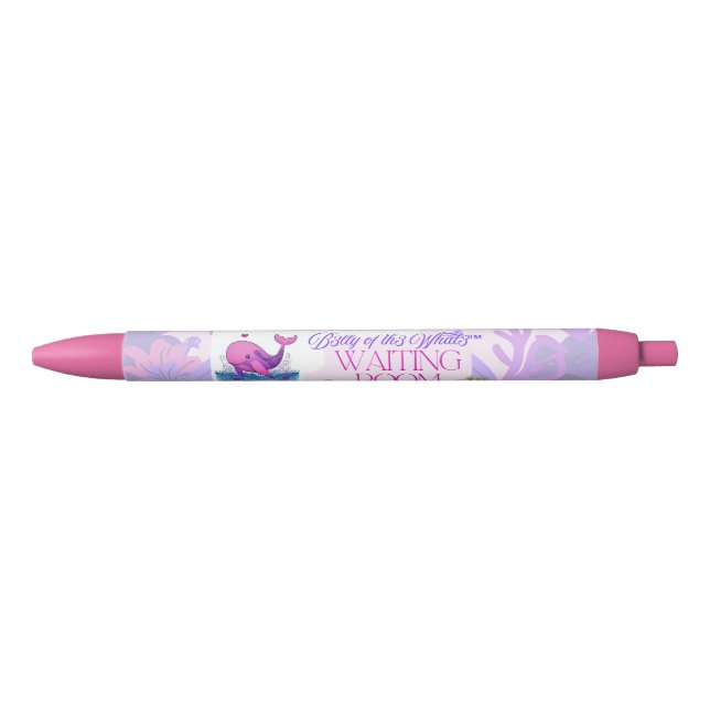 Stylo Noir B3lly of th3 Whal3 pen (Devant)