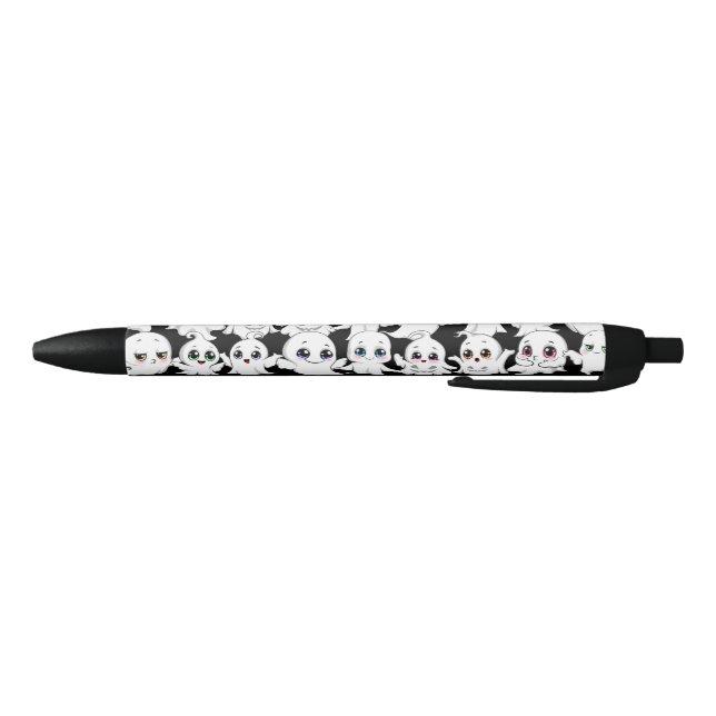 Stylo Noir Baby Ghosts Éffrayant mignon Halloween humeur (Bas)