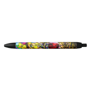 Stylo Noir Ball rouge Noël