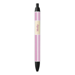 Stylo Noir Bandes Feminine Couleur Personnalisées