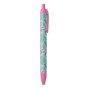Stylo Noir Beau Motif aux éléments d'été