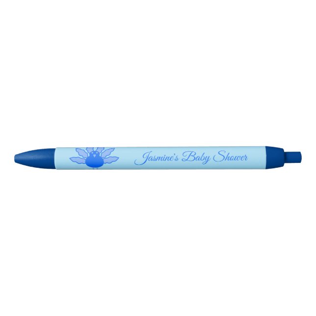 Stylo Noir Bébé bleu mignon garçon Thanksgiving Turquie Baby  (Devant)