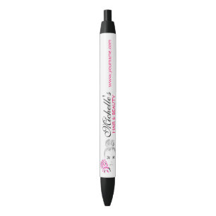 Stylo Noir Belle femme illustration de mode marque