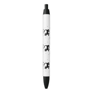 Stylo Noir Black Happy Halloween horreur éffrayant
