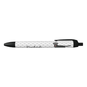 Stylo Noir Black Labrador Retriever Dessin Chien et nom