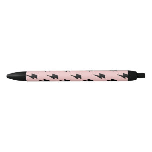 Stylo Noir Black Rose Lightning Y2K Indie Écriture élégante
