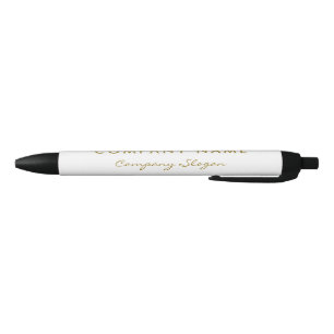 Stylo Noir Blanc simple, entreprise/événement