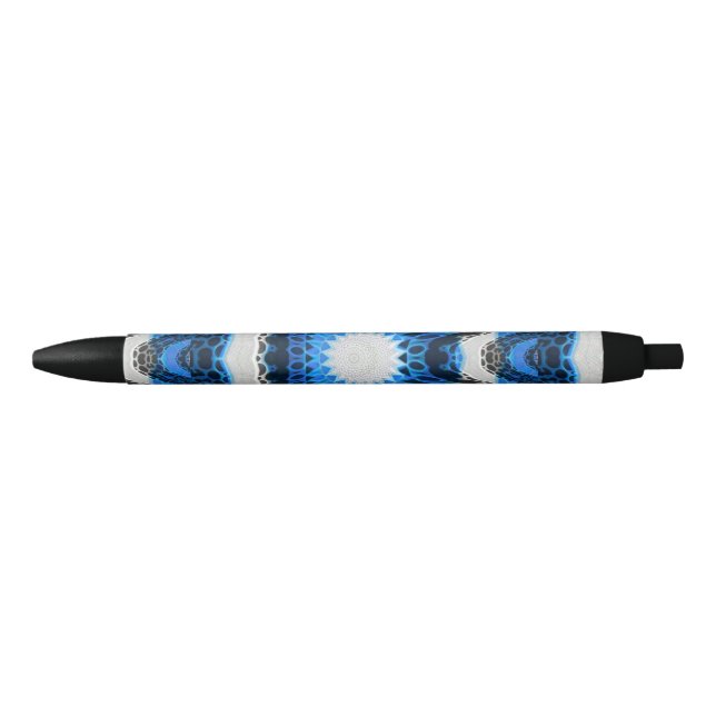 Stylo Noir Bleu atomique (Devant)