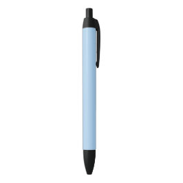 Stylo Noir Bleu clair solide,