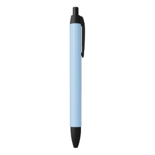 Stylo Noir Bleu clair solide,