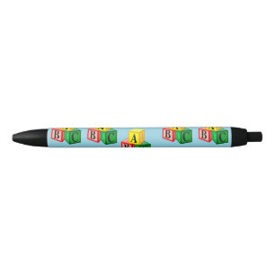 Stylo Noir bloc alphabétique abc