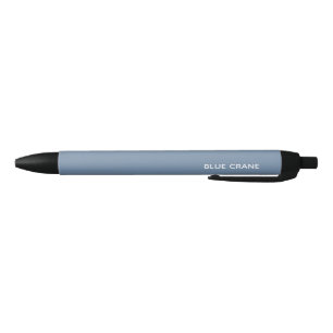 Stylo Noir Blue Crane bleu color
