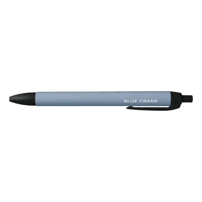Stylo Noir Blue Crane bleu color (Bas)
