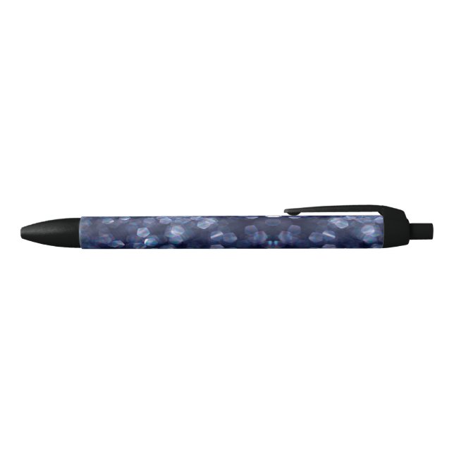 Stylo Noir Blue Sparkle (Haut)