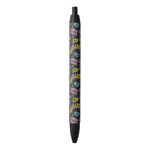 Stylo Noir Boho Ferns-Bold